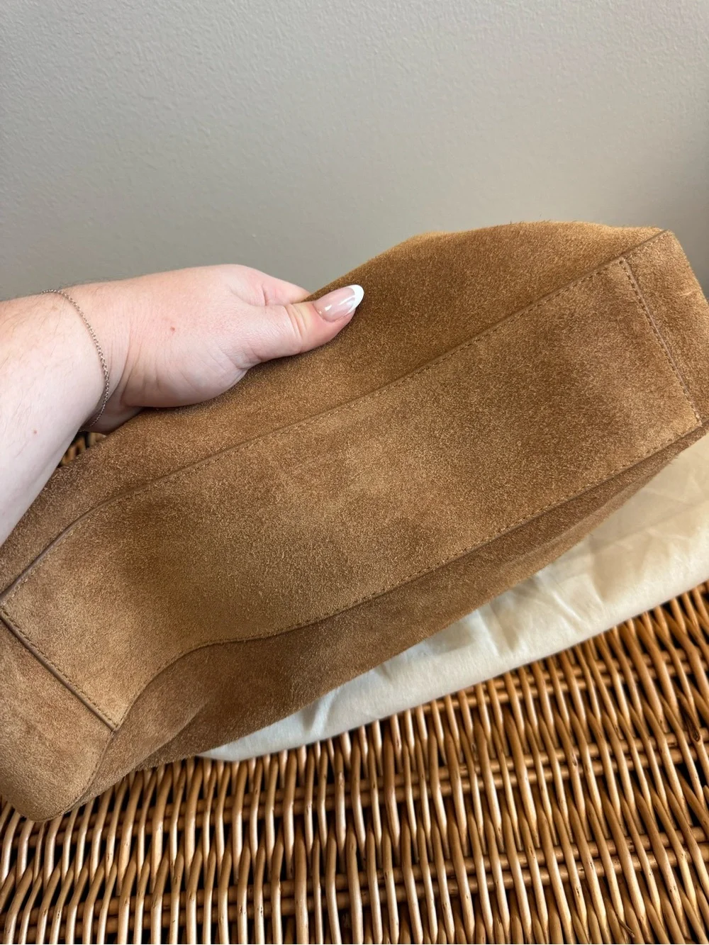 J. Crew Berkeley Shoulder Bag in Suede